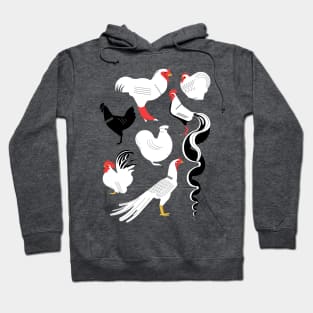 Asian roosters Hoodie